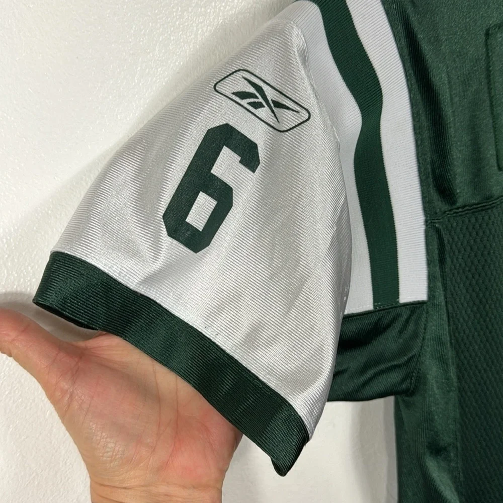 NFL On Field Reebok‎ Sanchez 6  NY Jets Jersey Youth XL 18-20 Green White EUC